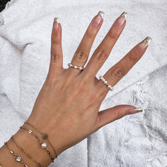 Freshwater Pearl Stretchy Ring