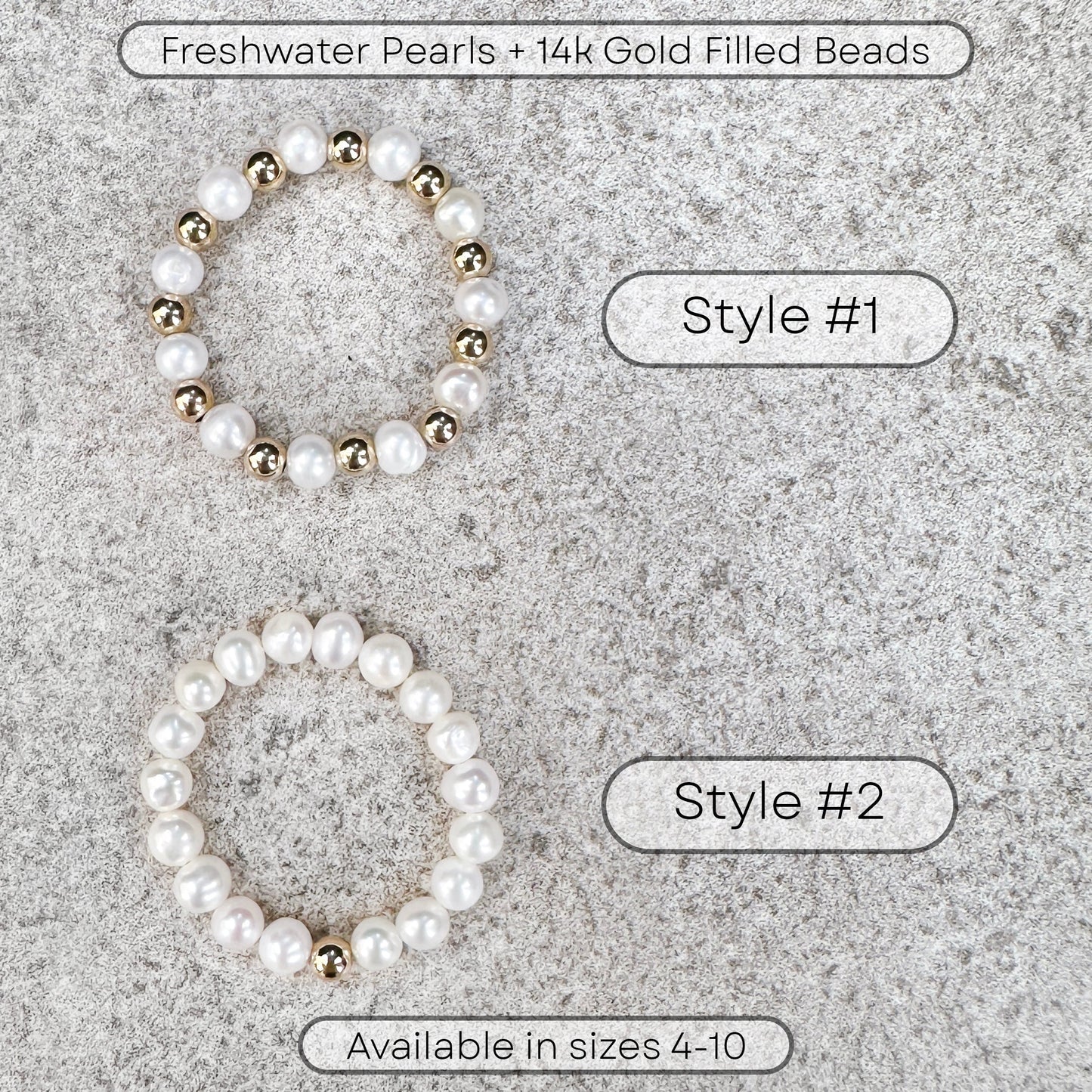 Freshwater Pearl Stretchy Ring