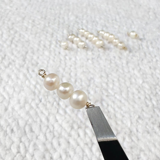 Freshwater Pearl Connectors - 4mm