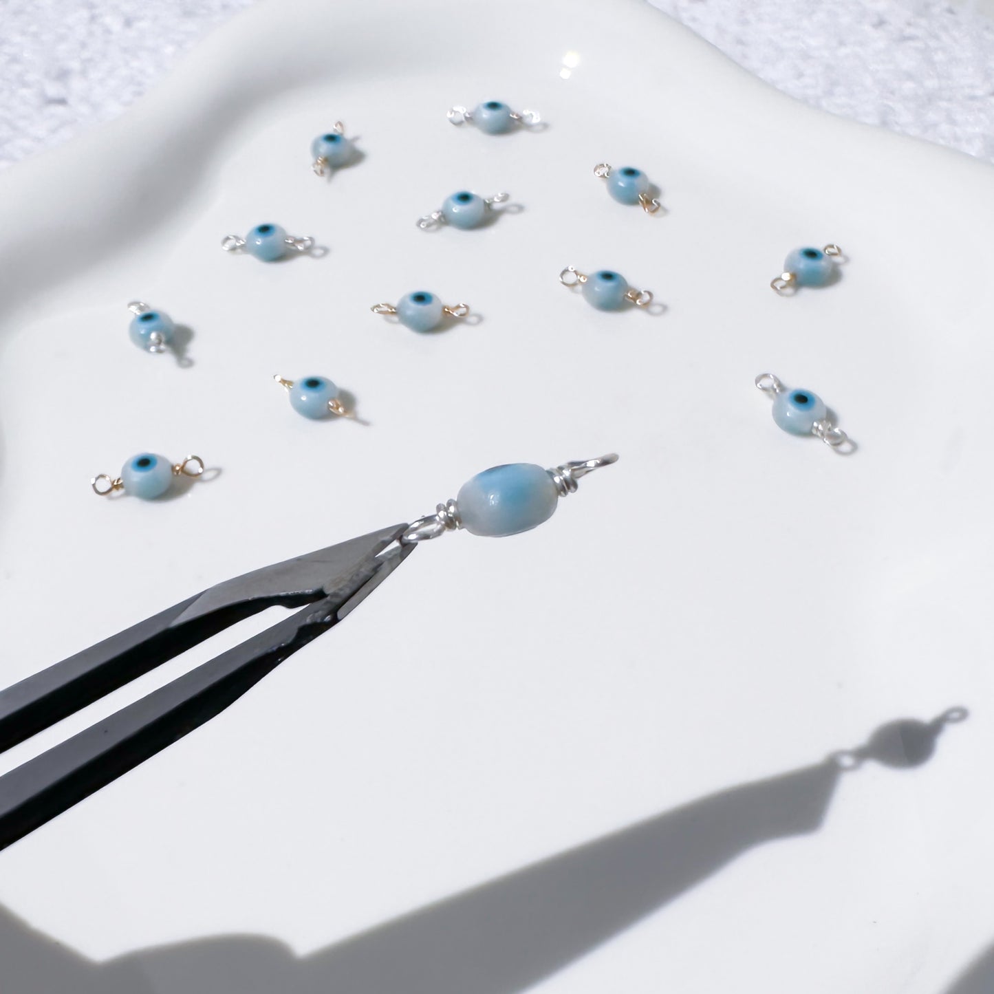 Blue Evil Eye Connectors