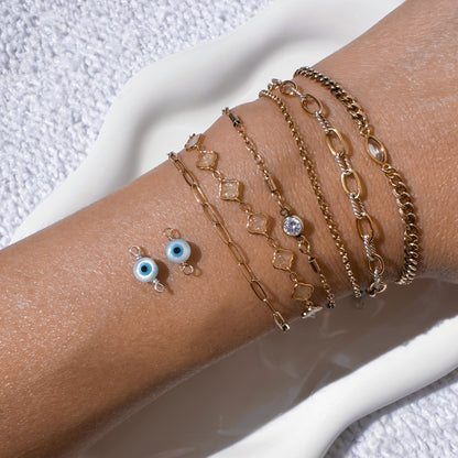 Blue Evil Eye Connectors