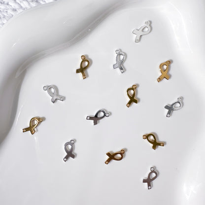 Breast Cancer Ribbon Connectors