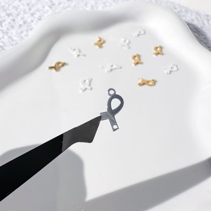 Breast Cancer Ribbon Connectors