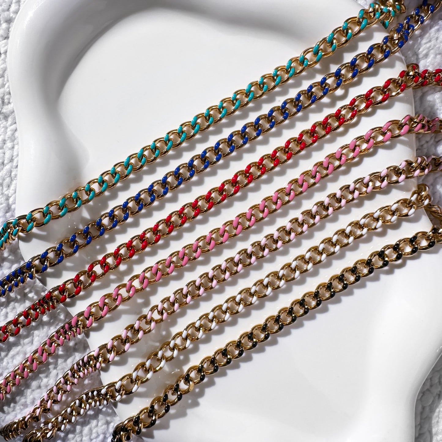 Cuban Enamel Chain
