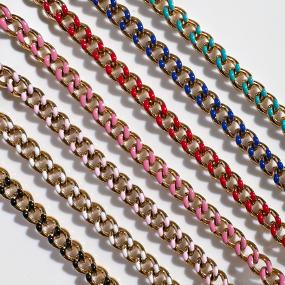 Cuban Enamel Chain