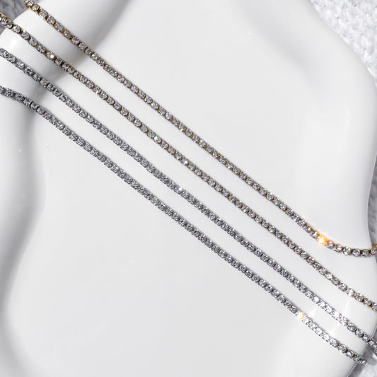 SS CZ Tennis Chain