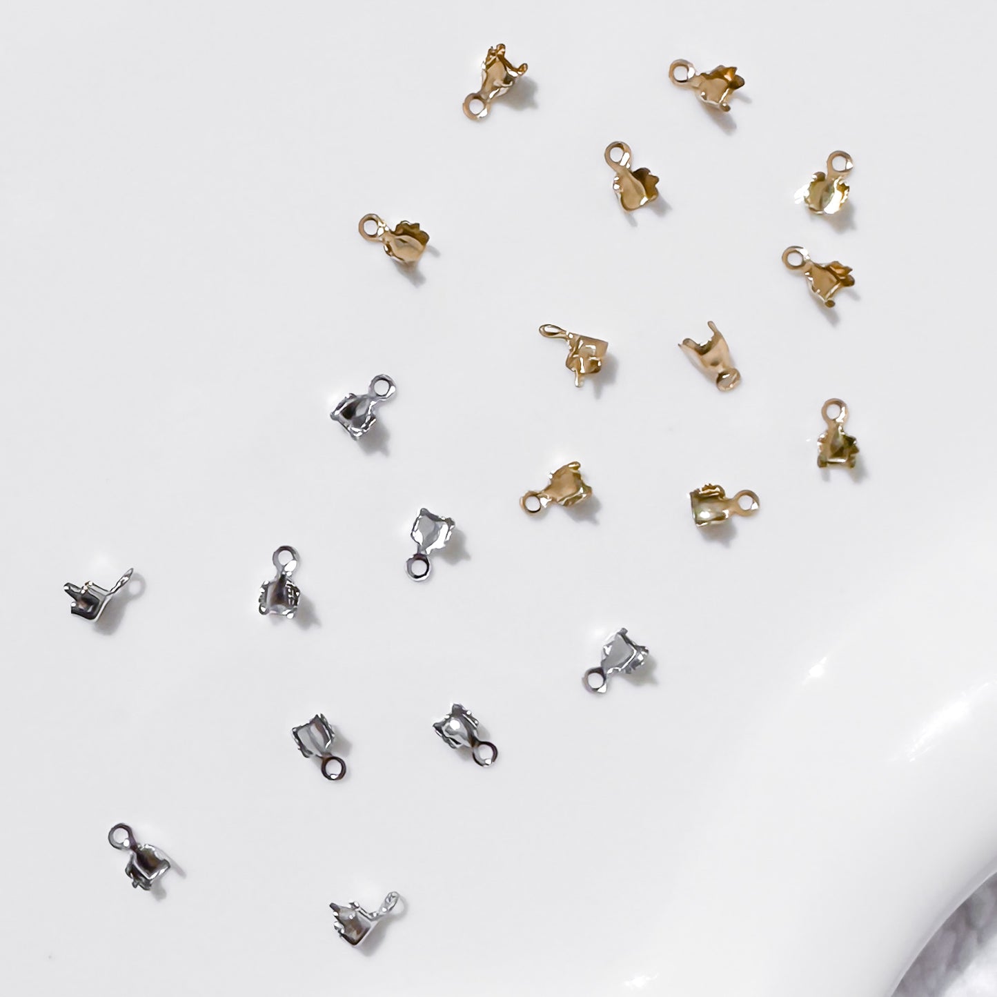 SS CZ Tennis Chain Connectors