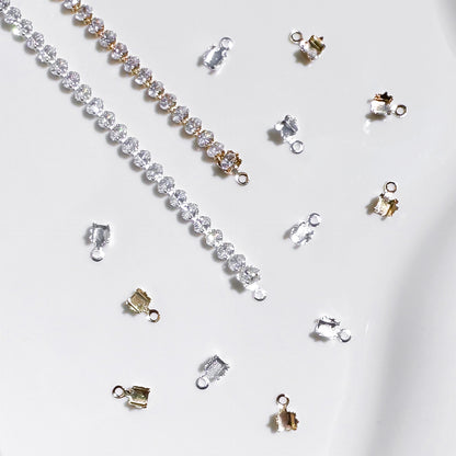 Oval Tennis Chain Connectors