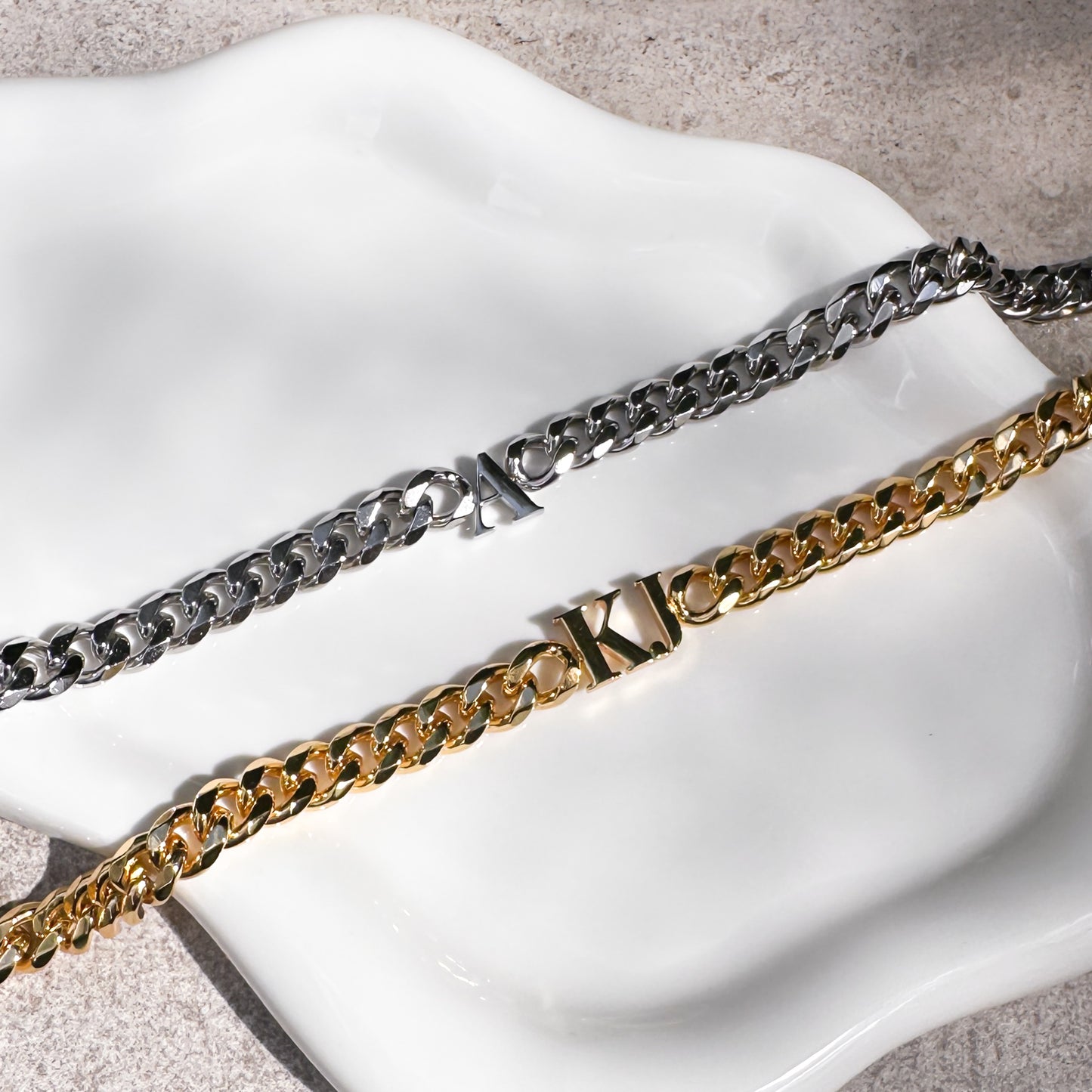 Custom Initial Cuban Necklace