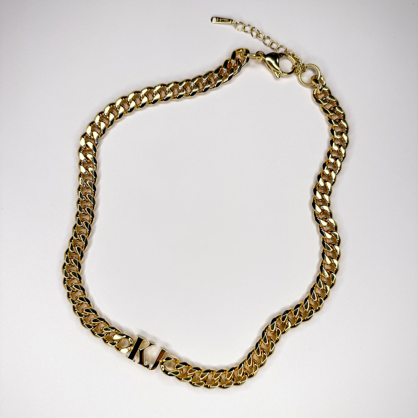 Custom Initial Cuban Necklace