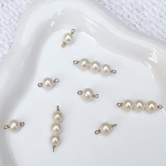 Freshwater Pearl Connectors - 5mm