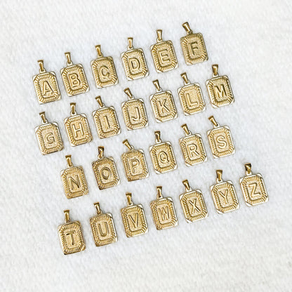 Gold Initial Pendants
