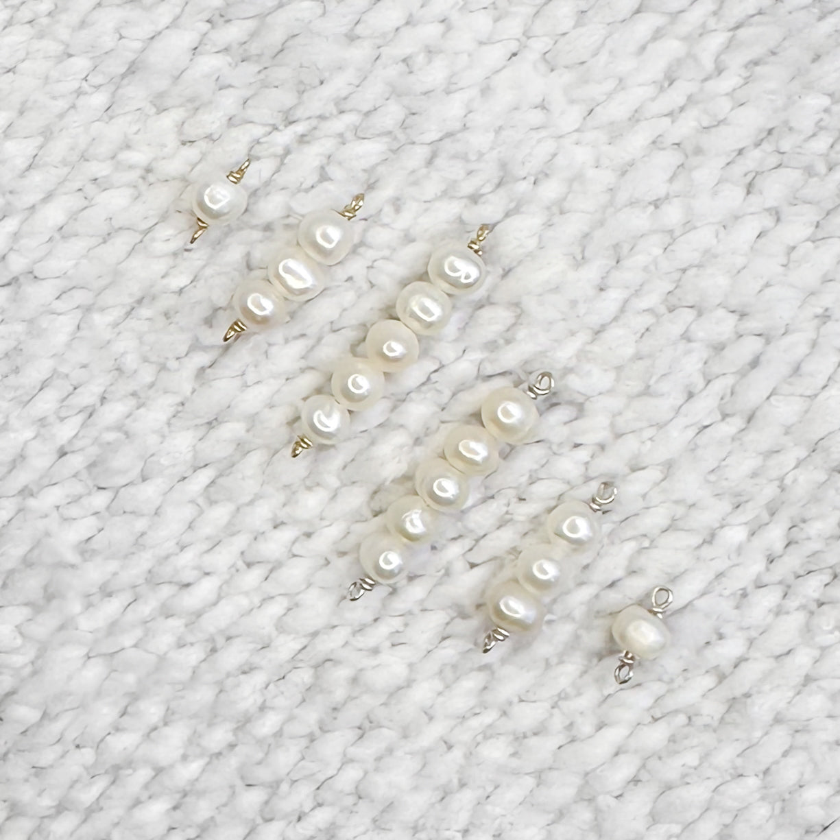 Freshwater Pearl Connectors - 4mm