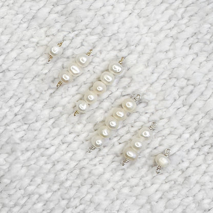 Freshwater Pearl Connectors - 4mm