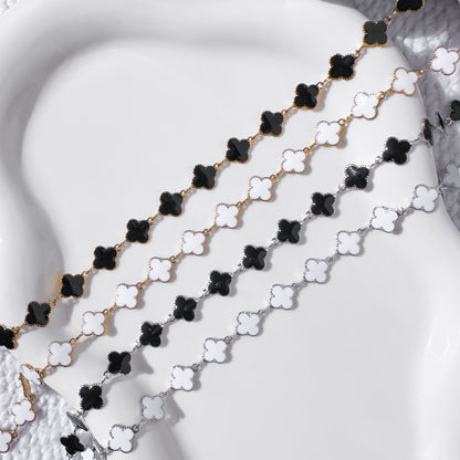 Clover Enamel Chain
