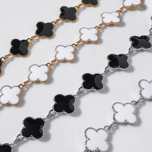 Clover Enamel Chain