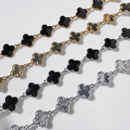 Clover Enamel Chain
