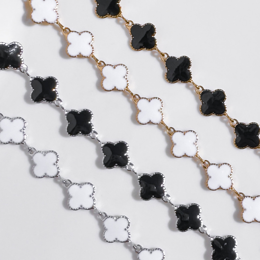 Clover Enamel Chain