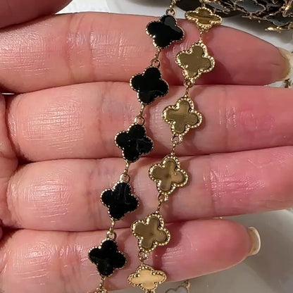 Clover Enamel Chain