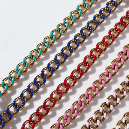 Cuban Enamel Chain