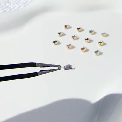 Heart Birthstone Charms